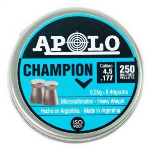 Пули Apolo Champion 4.5мм 0.55г 250шт