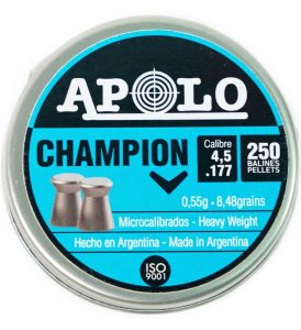 Пули Apolo Champion (250шт) 0,55г