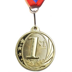 Медаль с лентой d=5см (1801-1)