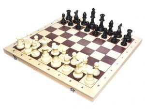 Шахматы гроссмейтерские (фигуры пластик) Р420-3